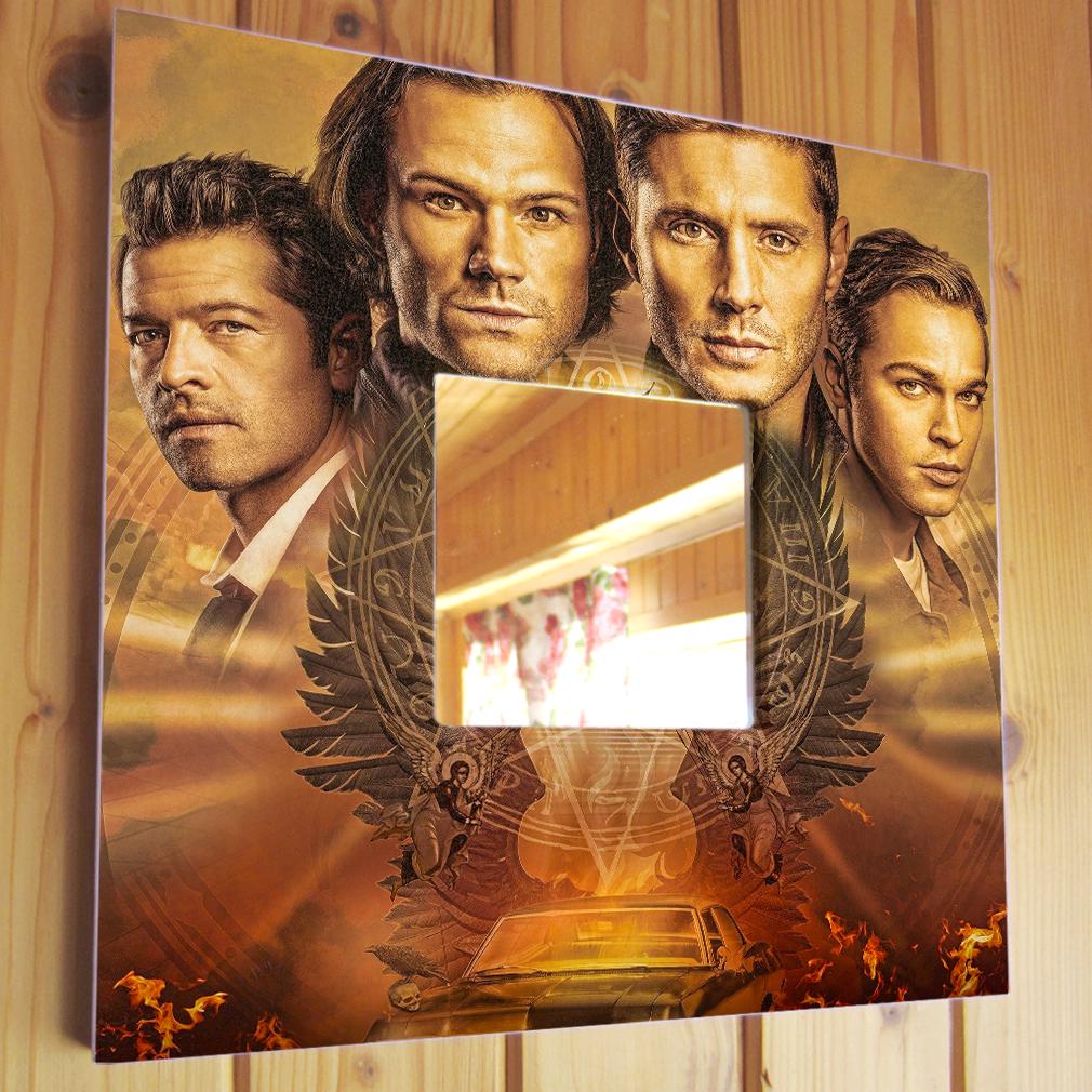 Зеркало декоративное "Сверхъестественное" 260х260 мм (M04387)