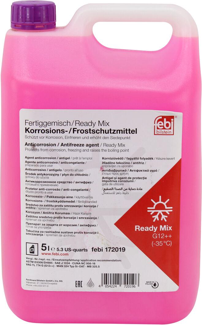Тосол антифриз Febi Ready mix G12 Plus -35 5 л Фиолетовый