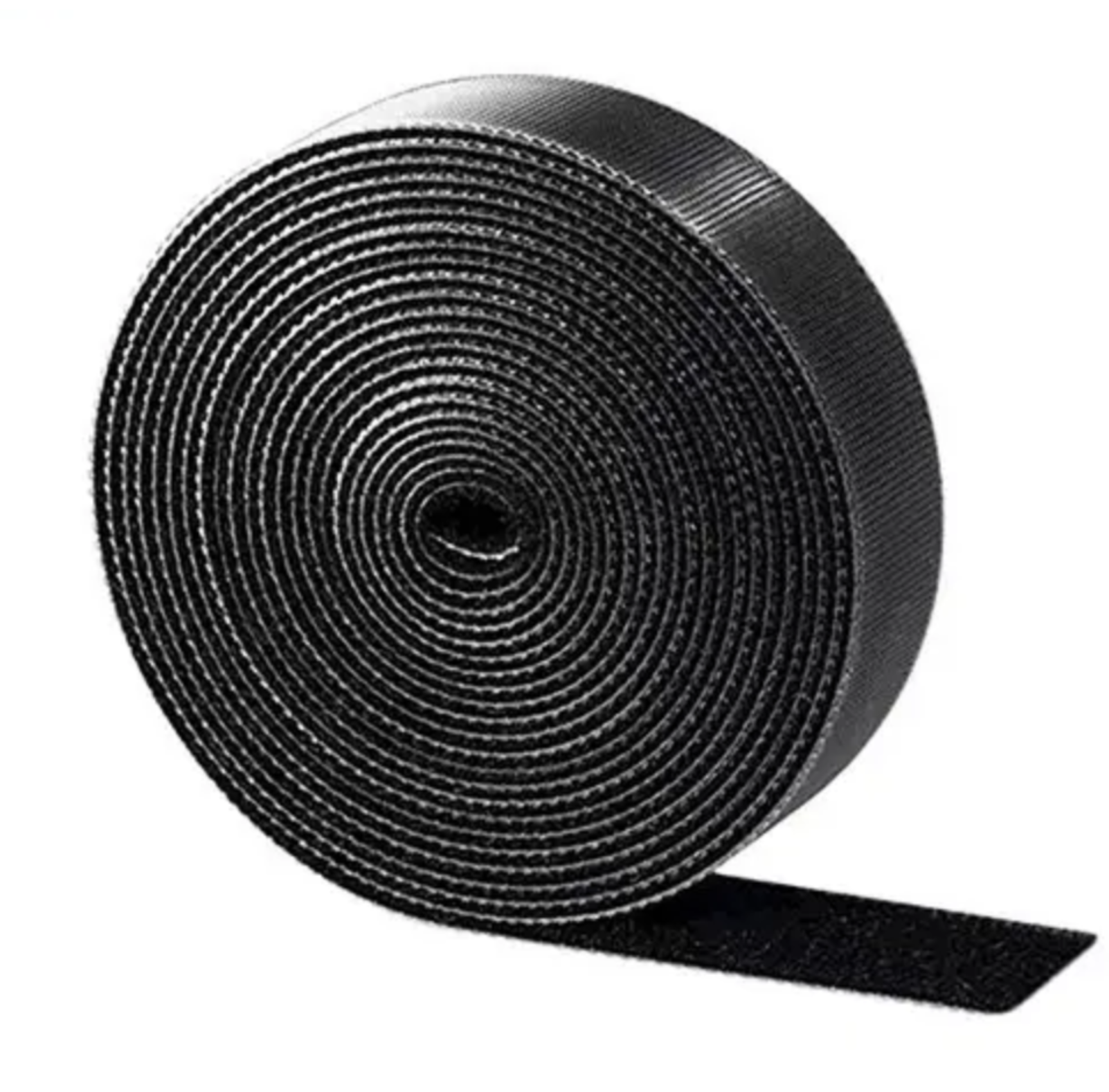 Фиксатор на липучке многоразовый 5 м 25 мм Черный Фиксатор на липучке многоразовый 5 м 25 мм Черный