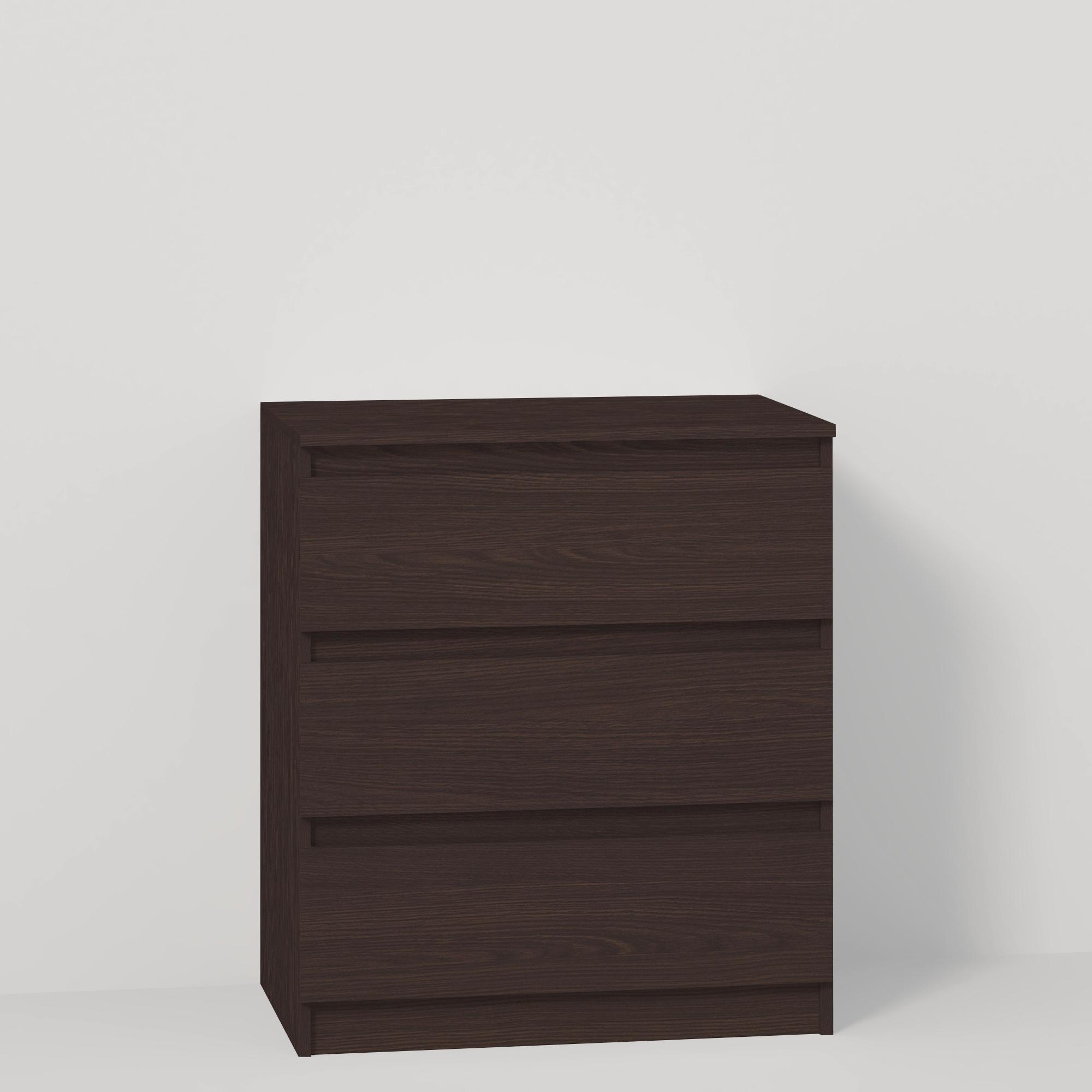 Комод на 3 ящика без ручек Line KF3 700x450x800 мм Венге Магия - фото 2 Комод на 3 ящика без ручек Line KF3 700x450x800 мм Венге Магия - фото 2