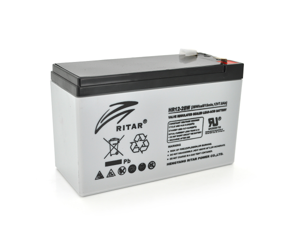 Батарея аккумуляторная AGM Ritar HR1228W 12 V 7,0 Ah