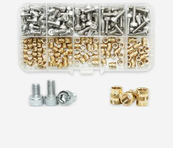 Набор термогайки и винты DIN912 для 3D печати PLA/ABS Spec М4 мм 210 шт. (SP-16804210) - фото 7 Набор термогайки и винты DIN912 для 3D печати PLA/ABS Spec М4 мм 210 шт. (SP-16804210) - фото 7