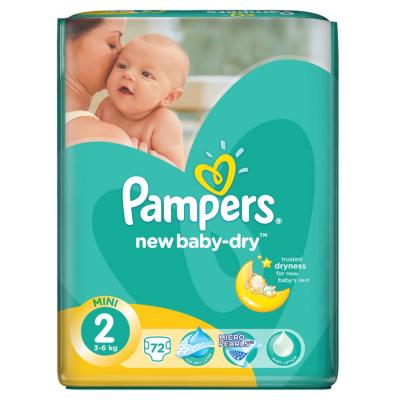 Подгузник Pampers Active Baby р. 2 4-8 кг 72 шт. (8006540032848)