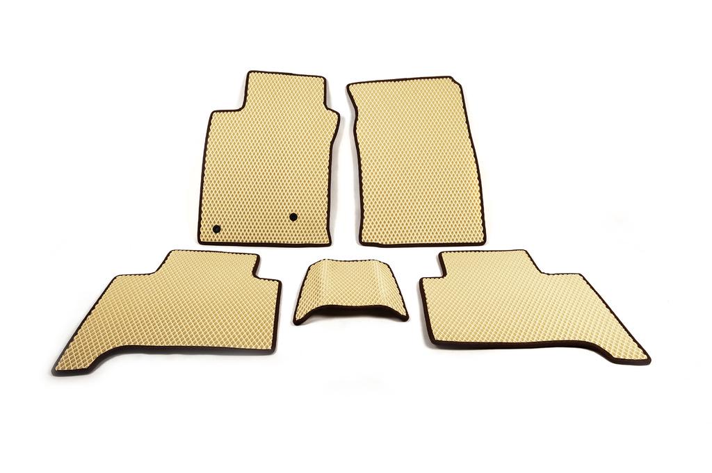 Коврики EVA Digital Designs для Toyota Land Cruiser Prado 120 этилвинилацетат Бежевый