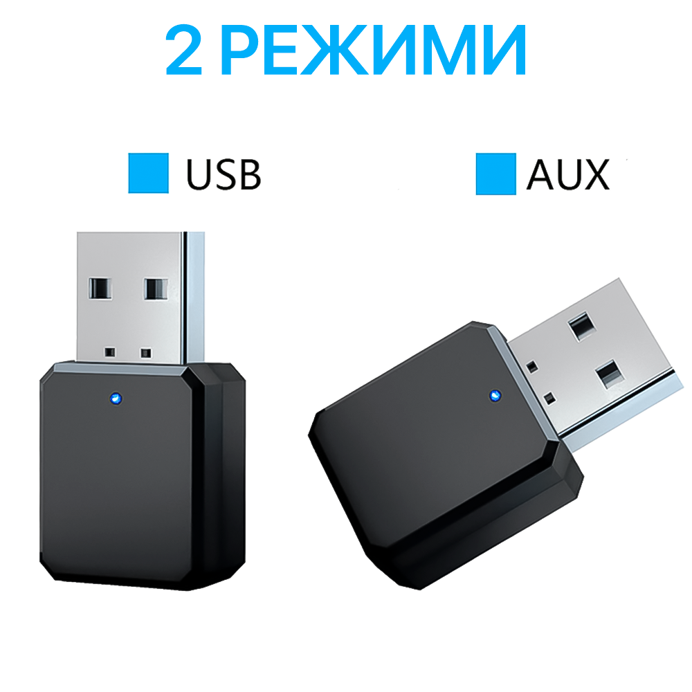 Приймач звуку з мікрофоном Addap UBA-01 2 Bluetooth 5.1 USB/AUX - фото 4 Приймач звуку з мікрофоном Addap UBA-01 2 Bluetooth 5.1 USB/AUX - фото 4