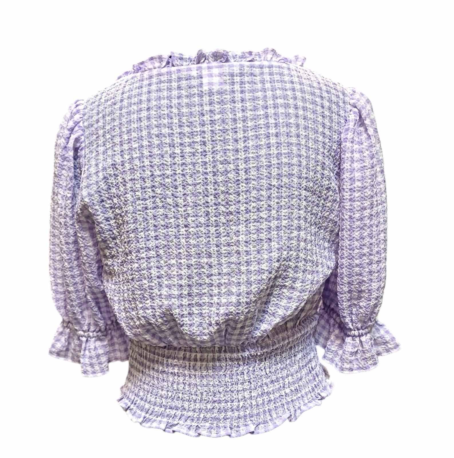 Блуза S Лиловый (9463272wer) - фото 2 Блуза S Лиловый (9463272wer) - фото 2