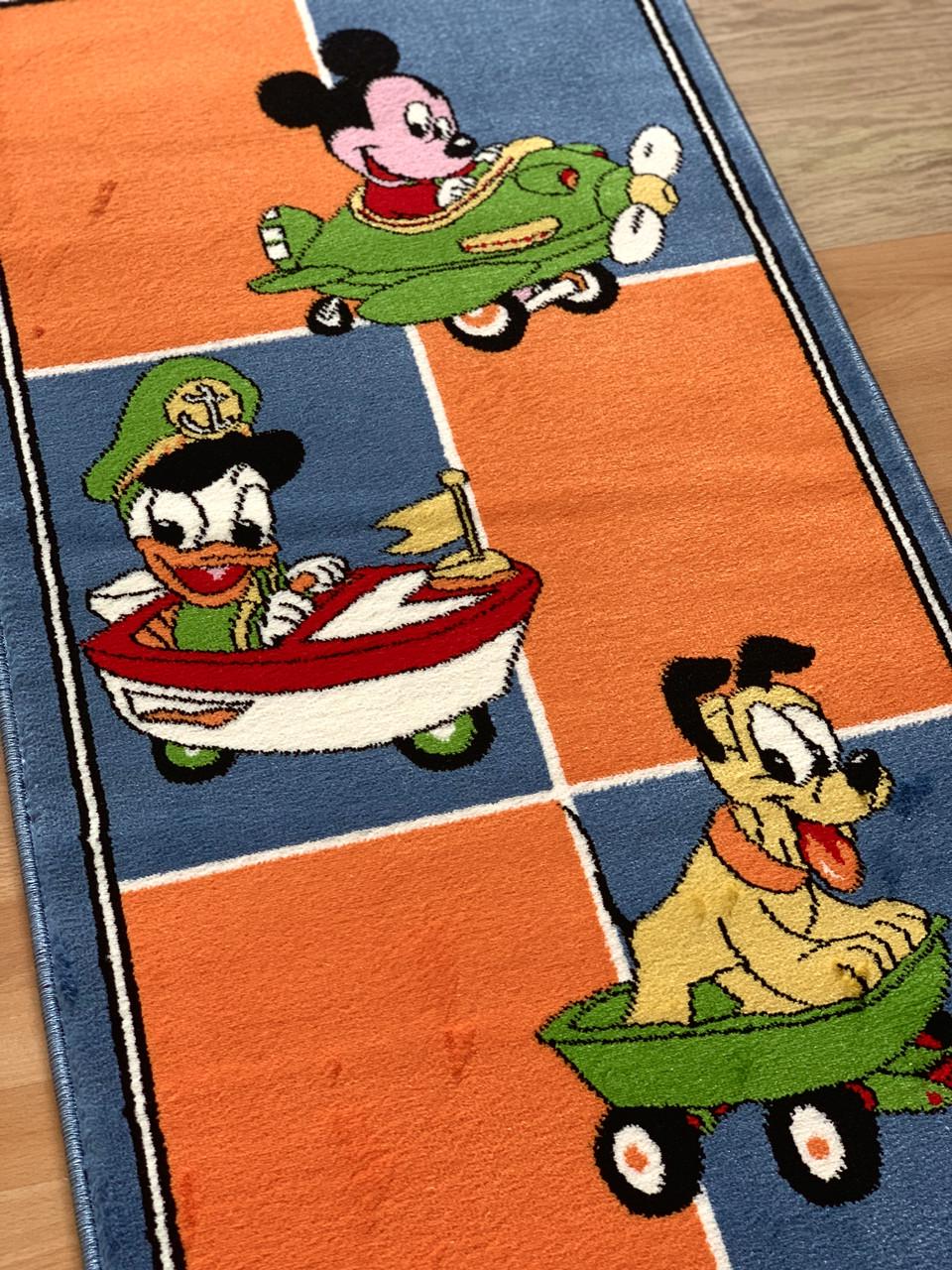 Ковер детский с животными A656A прямоугольный для комнаты 70x140 см (2644373177)