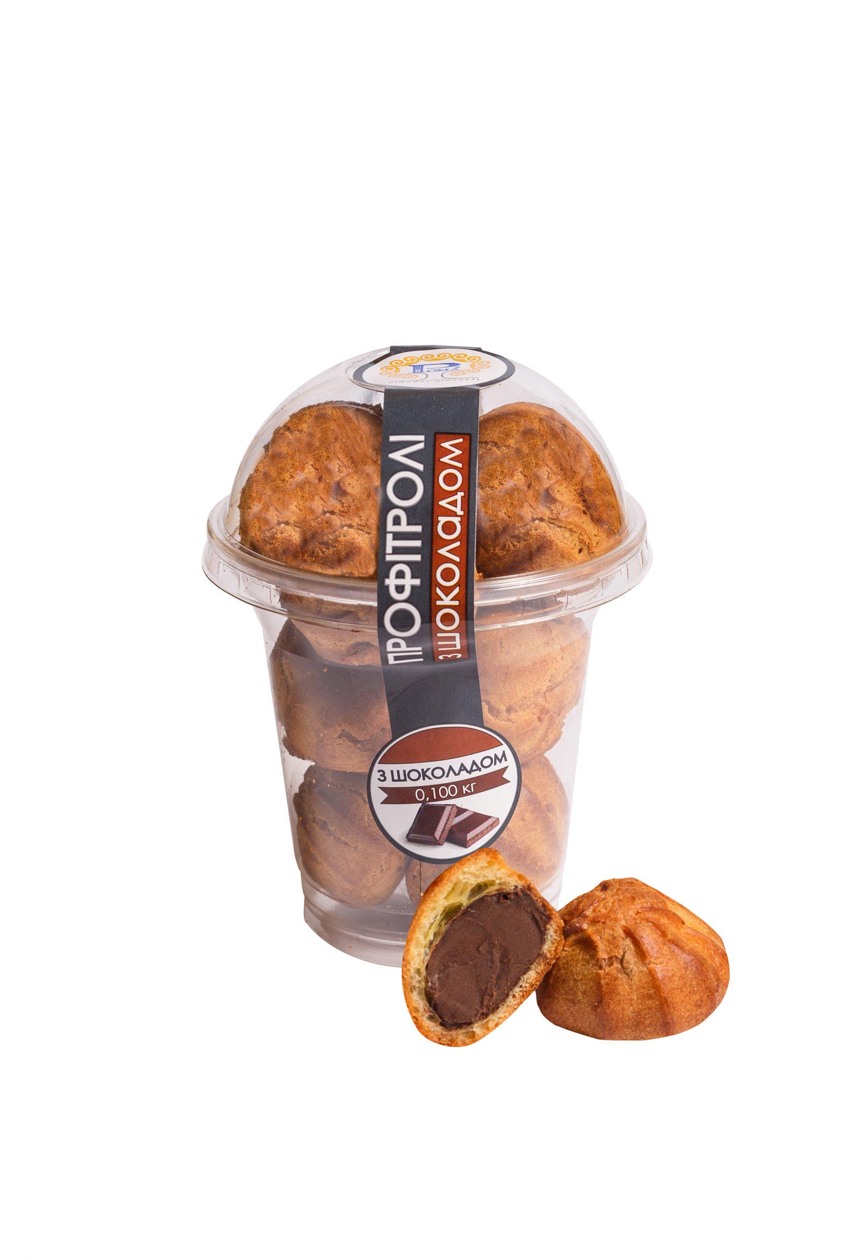 Профитроли Mix Рома шоколад с сгущенным молоком клубника 100 г 12 шт./ящ. - фото 3 Профитроли Mix Рома шоколад с сгущенным молоком клубника 100 г 12 шт./ящ. - фото 3