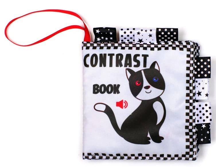 Книга "Контрастная книга "Котик"" 9789664404065