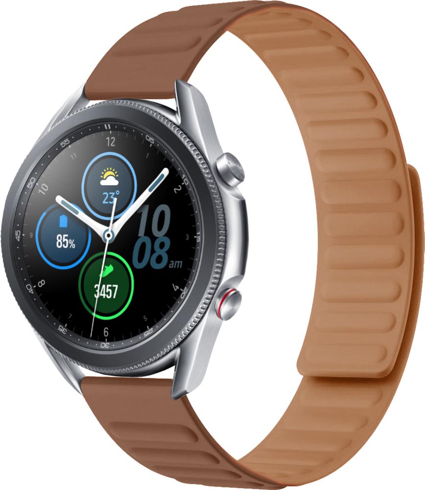 Ремешок Magneter для Galaxy Watch 3 41 мм Brown (26613-30)