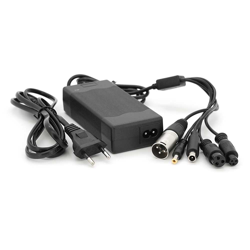 Зарядное устройство VOLTRONIC для аккумуляторов Li-ion 36V 42V 10S 2A 65W с LED индикацией для электровелосипедов/самокатов (37814)