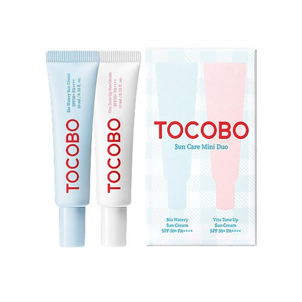 Набор солнцезащитных кремов Tocobo Sun Care Mini Duo миниверсии по 10 мл