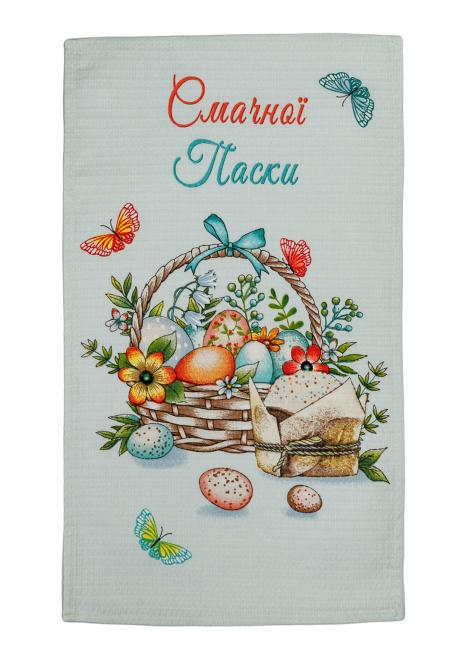 Рушник вафельний Смачної Пасхи 34х50 см (34632)