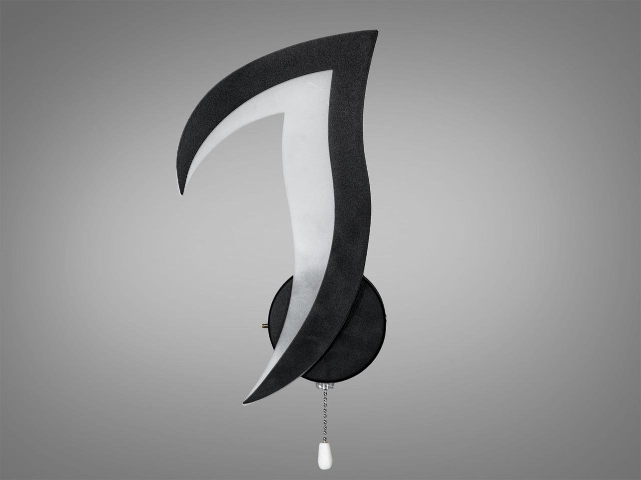 Настінний світильник світлодіодний 8146-1BK-LS 13W Чорний (2516156060) - фото 4 Настінний світильник світлодіодний 8146-1BK-LS 13W Чорний (2516156060) - фото 4