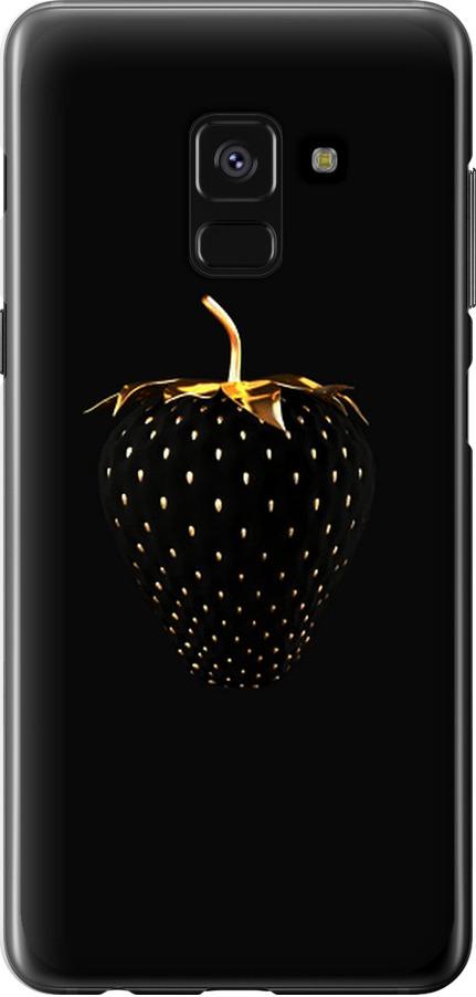Чехол на Samsung Galaxy A8 2018 A530F Черная клубника (3585t-1344-42517)