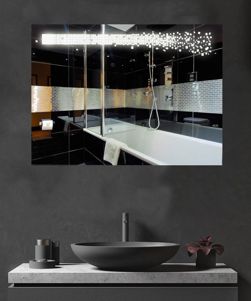 Зеркало c подсветкой LED сверху Seria A ML-25 500х800 мм