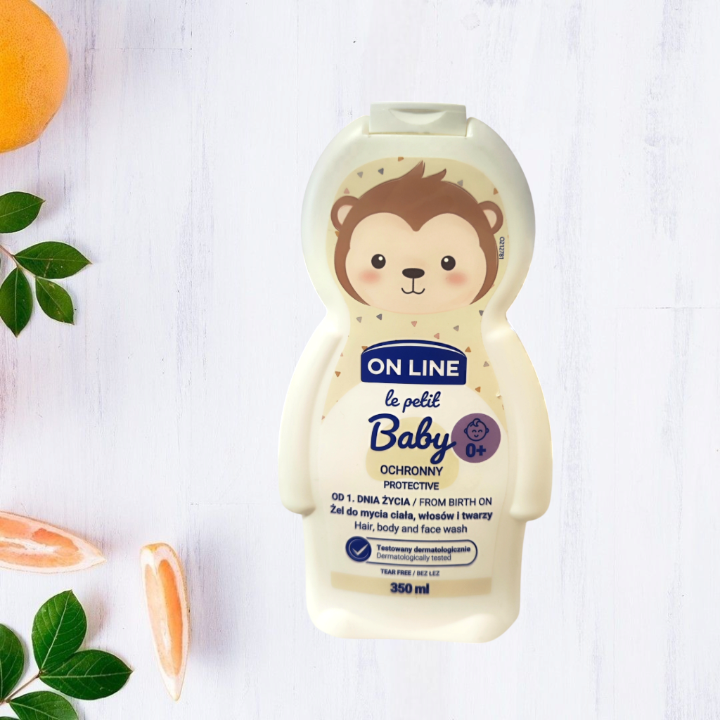 Дитячий шампунь гель для душу On Line Baby 3в1 350мл