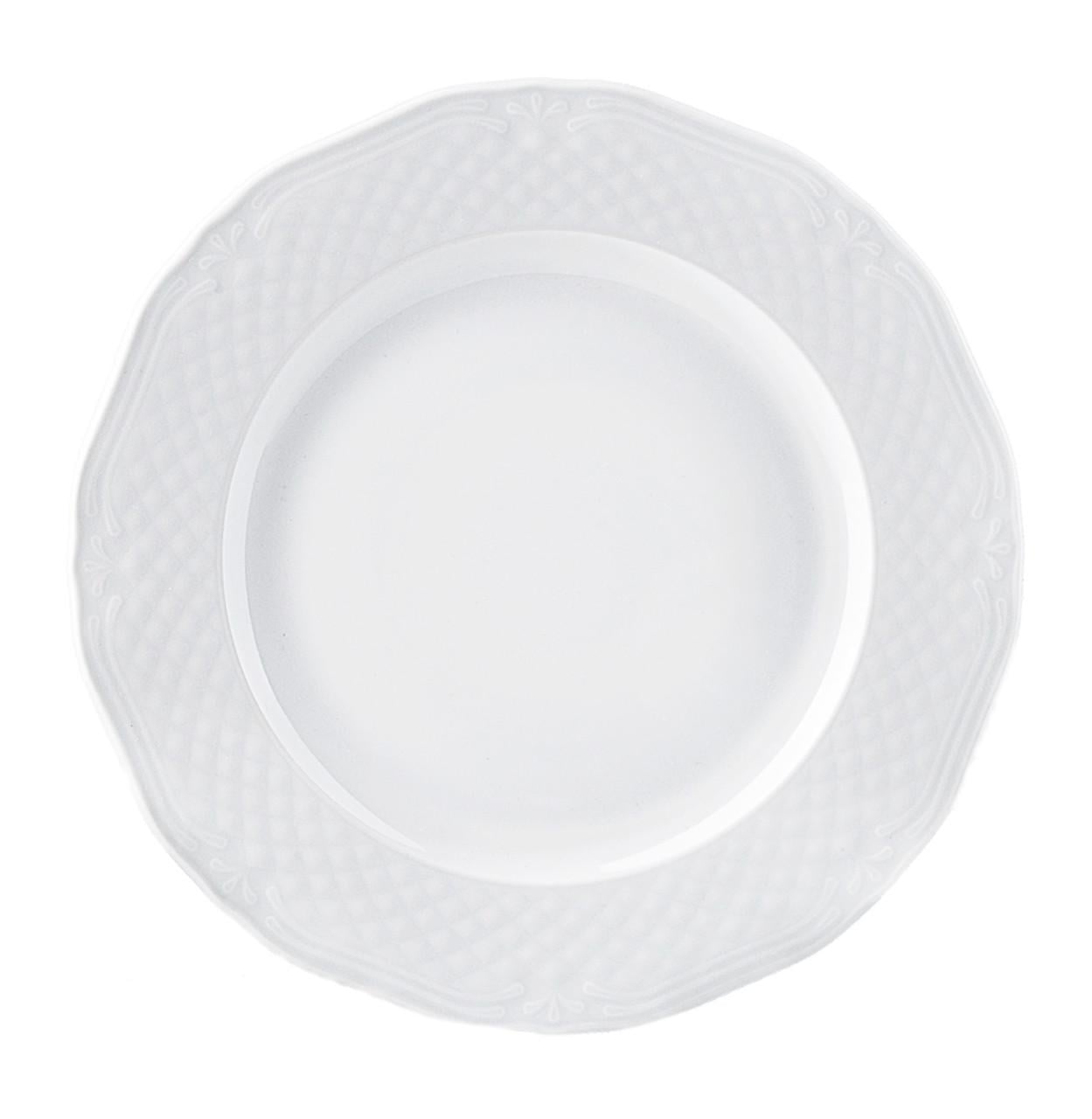 Тарелка фарфоровая мелкая Lubiana Afrodyta 240 мм (2624)