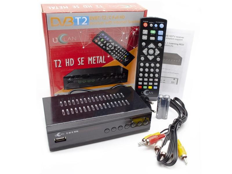 Тюнер T2 DVB-T2/C Uclan T2 SE Metal з медіплеєром та підтримкою кабельного ТБ - фото 3