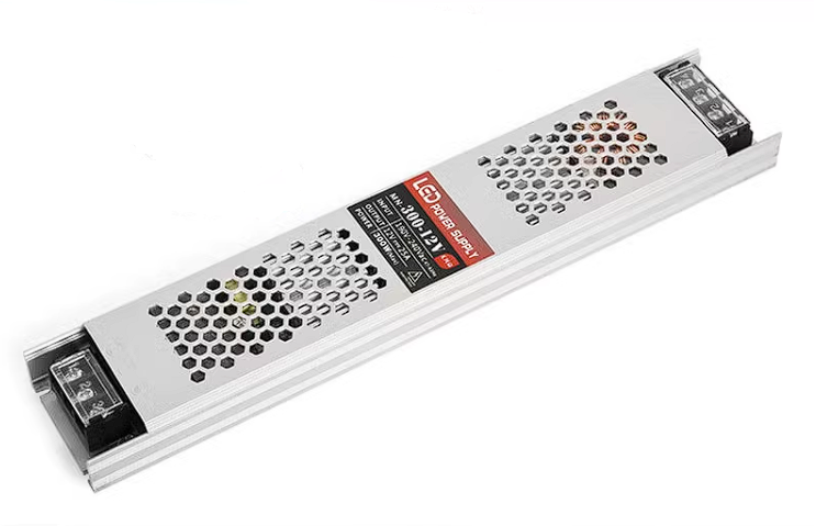 Блок питания для светодиодной ленты slim 12V 300W (28251)