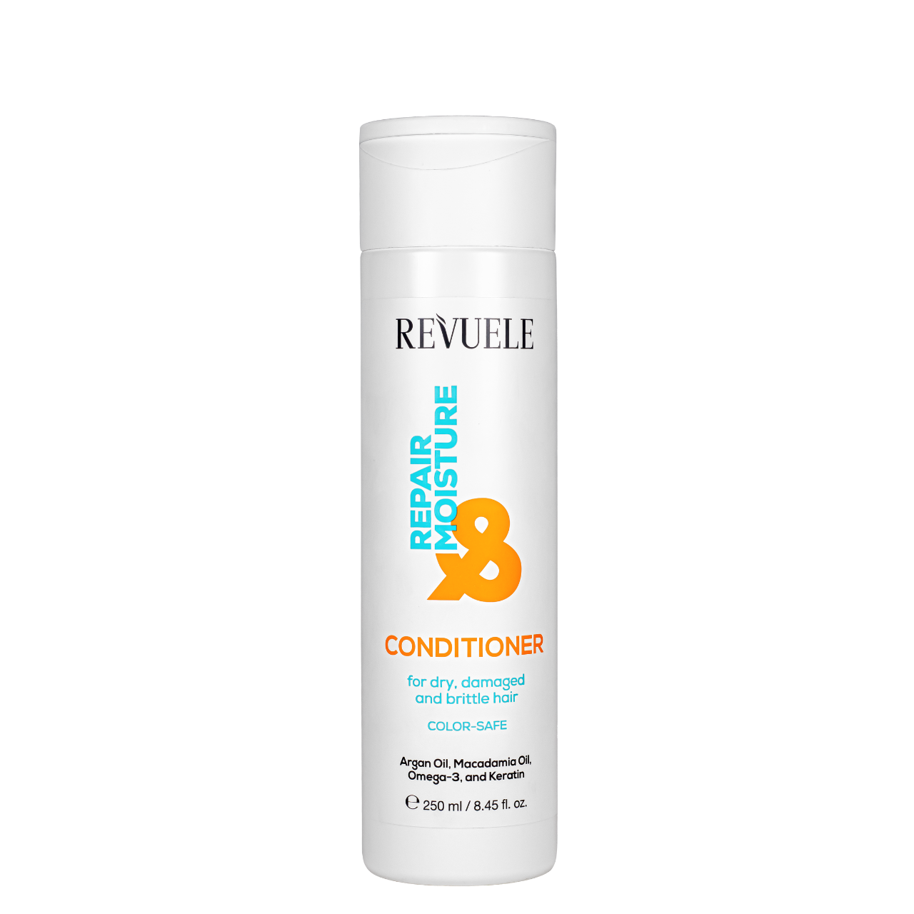 Кондиционер для волос сухих поврежденных ломких окрашенных Revuele Repair&Moisture Conditioner увлажняющий 250 мл