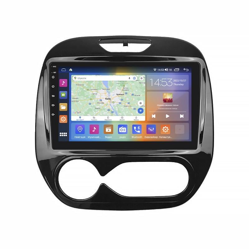 Автомагнитола штатная Lesko для Renault Captur I рестайлинг 2017-2019 9" 2/32Gb CarPlay 4G Wi-Fi GPS Prime