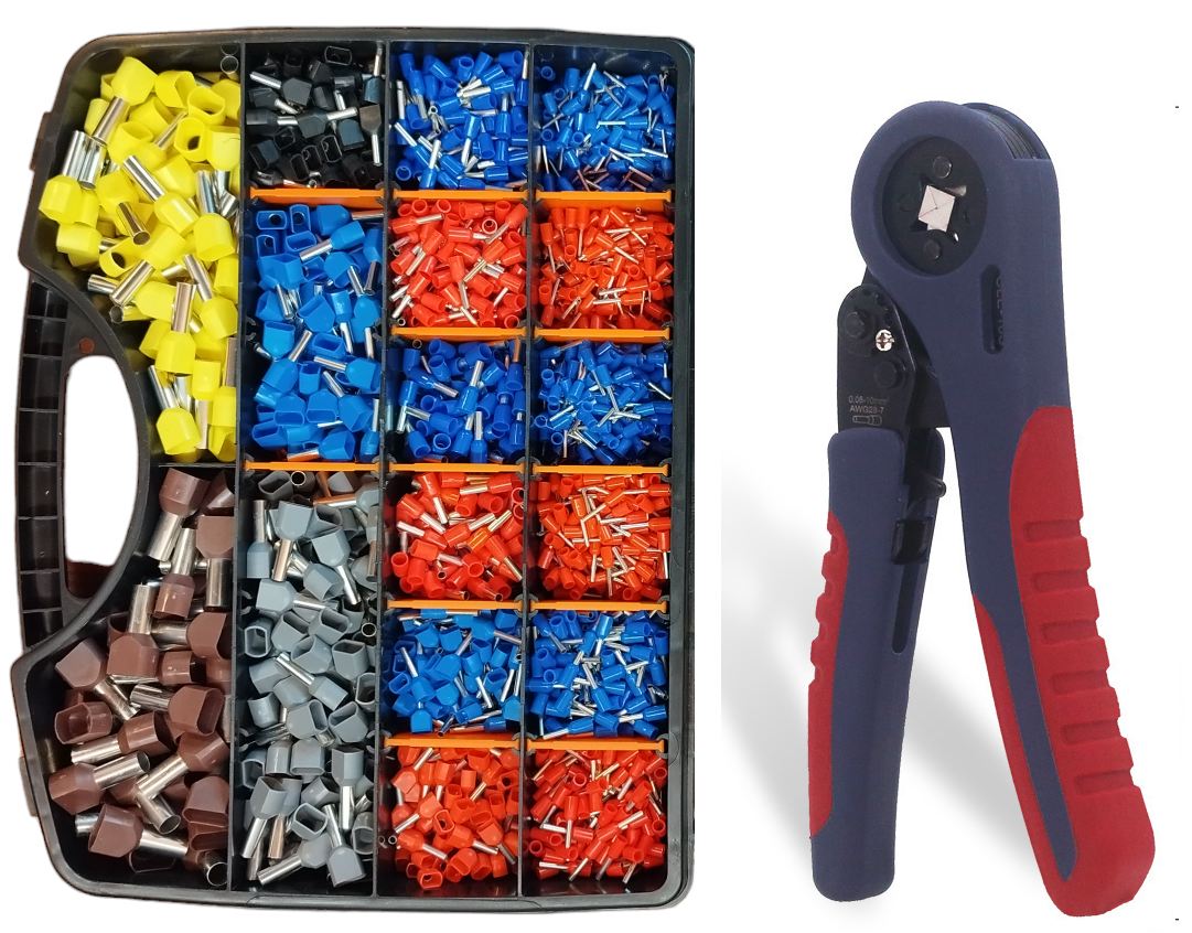 Комплект Tactix четырехгранный крымпер с наконечниками 2430 шт. (DART.CLE10Sbox)