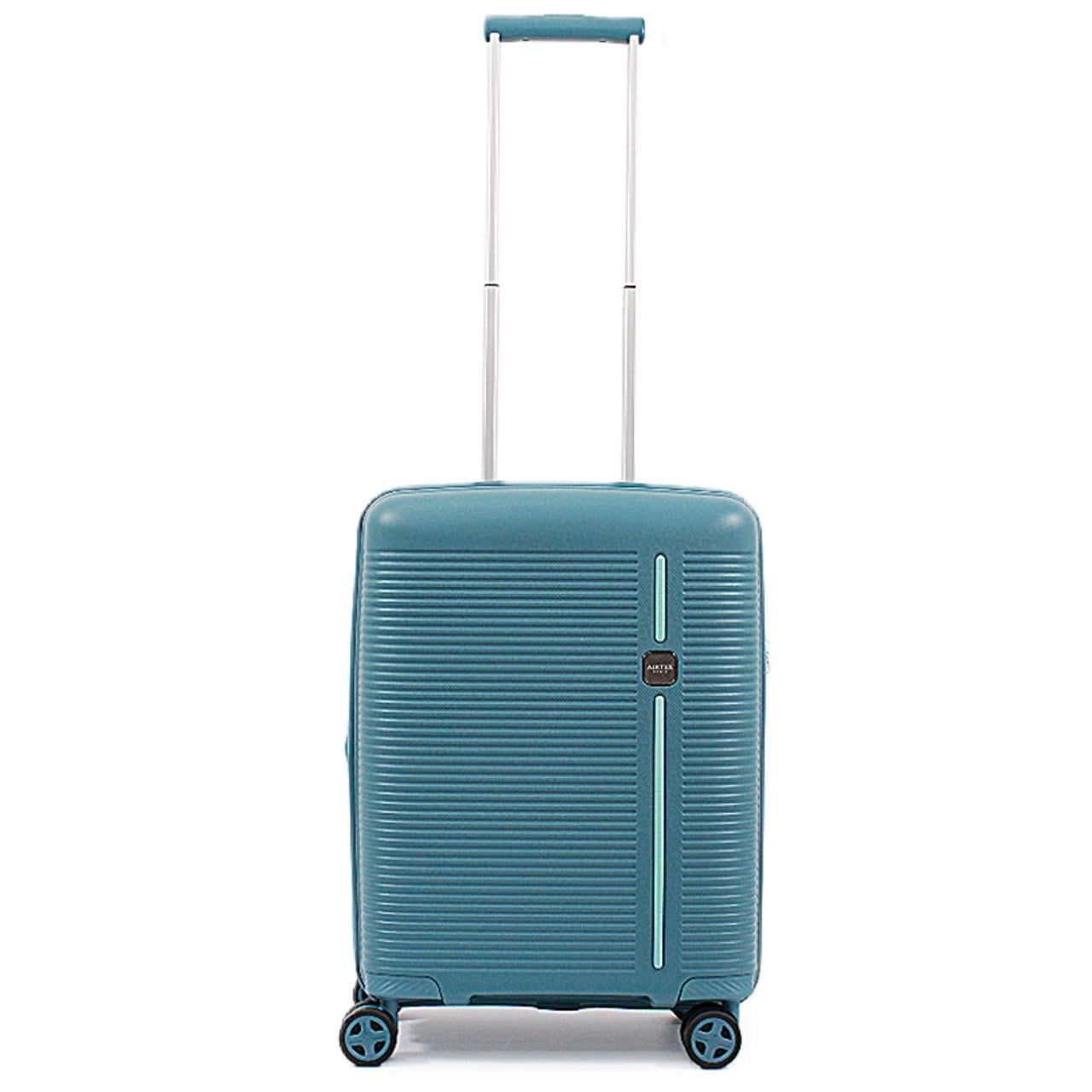 Чемодан ручная кладь AIRTEX полипропилен S 55х40х22 + 5 см 45 л 3,1 кг Синий
