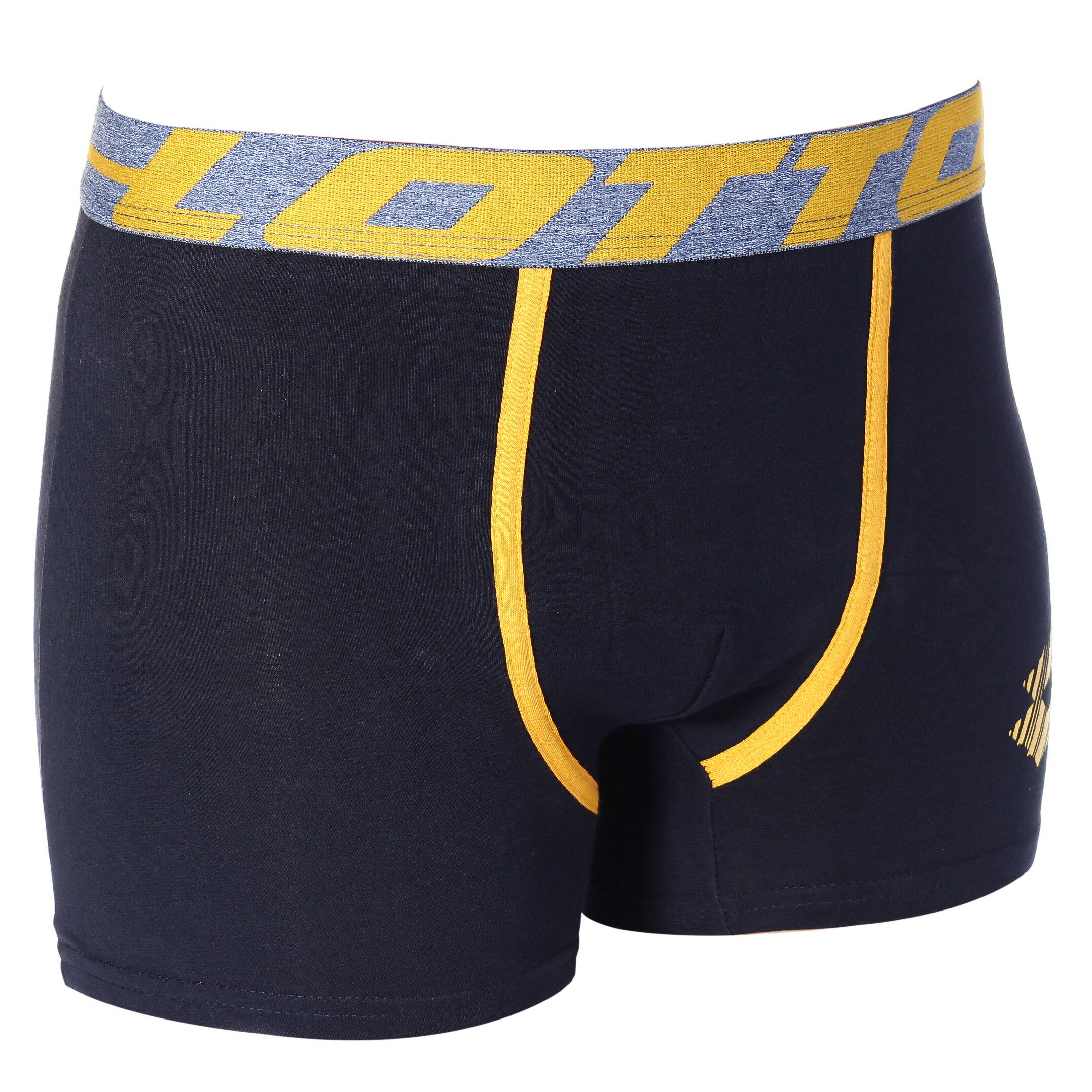 Трусы-боксеры Lotto Men's Boxer M Navy/Yellow (30510418-1)