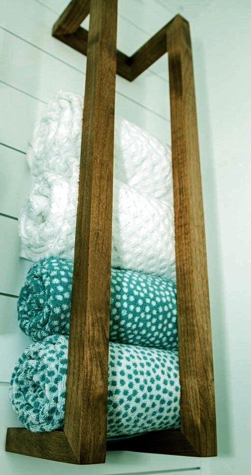 Полка для ванной из дерева Телико 100 Мускат (ВНП/107507)