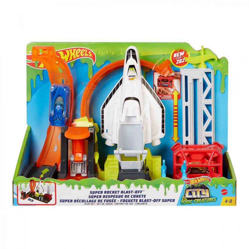 Трек Hot Wheels Запуск Ракеты Super Rocket Blast-Off (GTT75)
