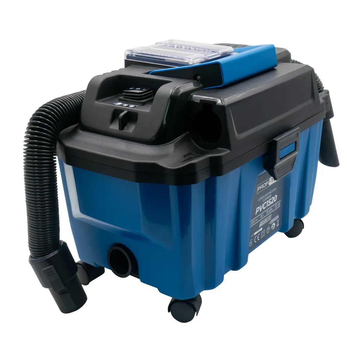 Пилосос акумуляторний PROFI-TEC PVC1520 без акумулятора та зарядного пристрою/безщітковий 20 В 10 л (006284) - фото 3 Пилосос акумуляторний PROFI-TEC PVC1520 без акумулятора та зарядного пристрою/безщітковий 20 В 10 л (006284) - фото 3
