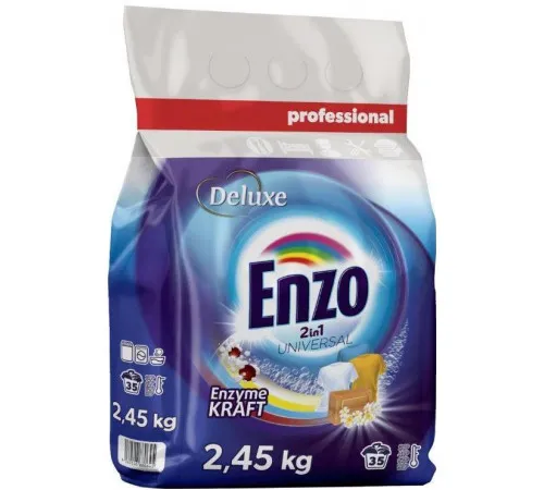 Стиральный порошок Deluxe Enzo Universal 2в1 2,45 кг 35 стирок (2315060361) Стиральный порошок Deluxe Enzo Universal 2в1 2,45 кг 35 стирок (2315060361)