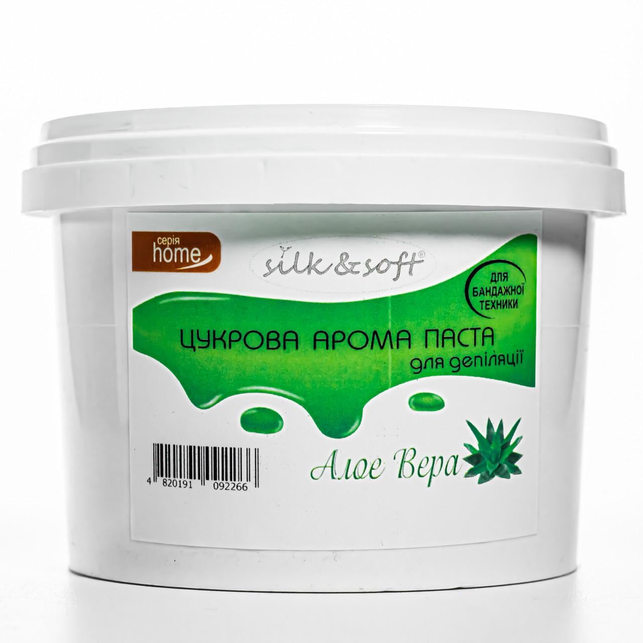 Паста для шугаринга бандажная Silk & Soft № 01 Алоэ вера 500 г