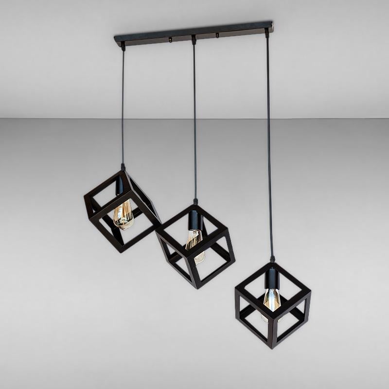 Люстра подвесная Light House LS-17198F-3 500 Черный