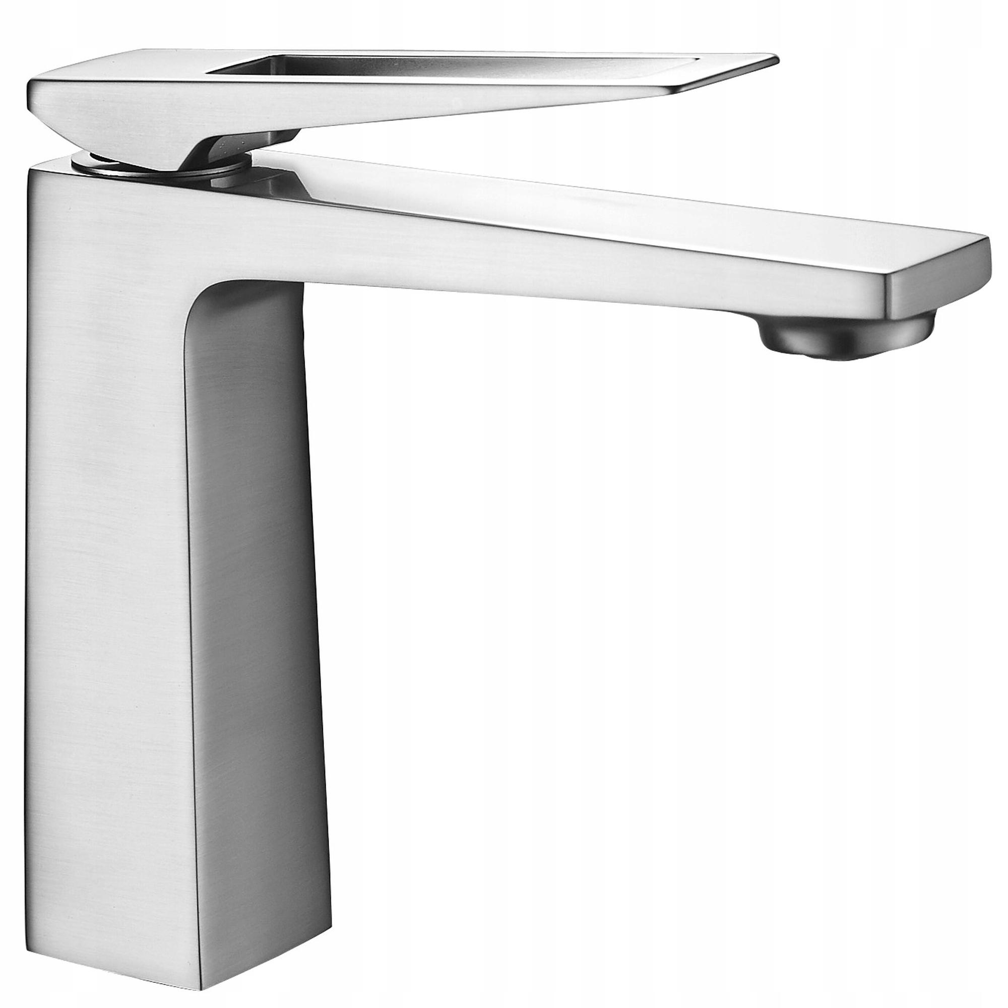 Смеситель для умывальника CUBO REA B4811 PARKER reac-00000000557 однорычажный Сатин (165428)