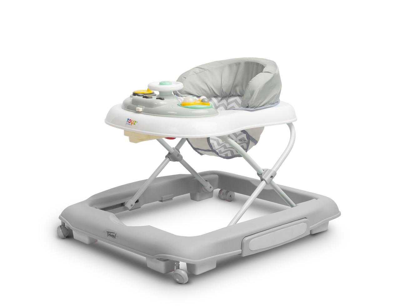 Ходунки-качели Caretero Timon 2в1 игровая панель Grey (398297)