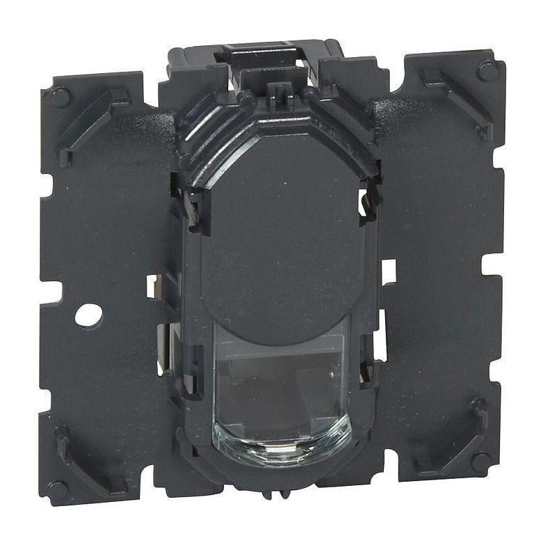 Механизм розетки информационной Legrand Celiane RJ45 FTP 9 контактов Черный (30309356)