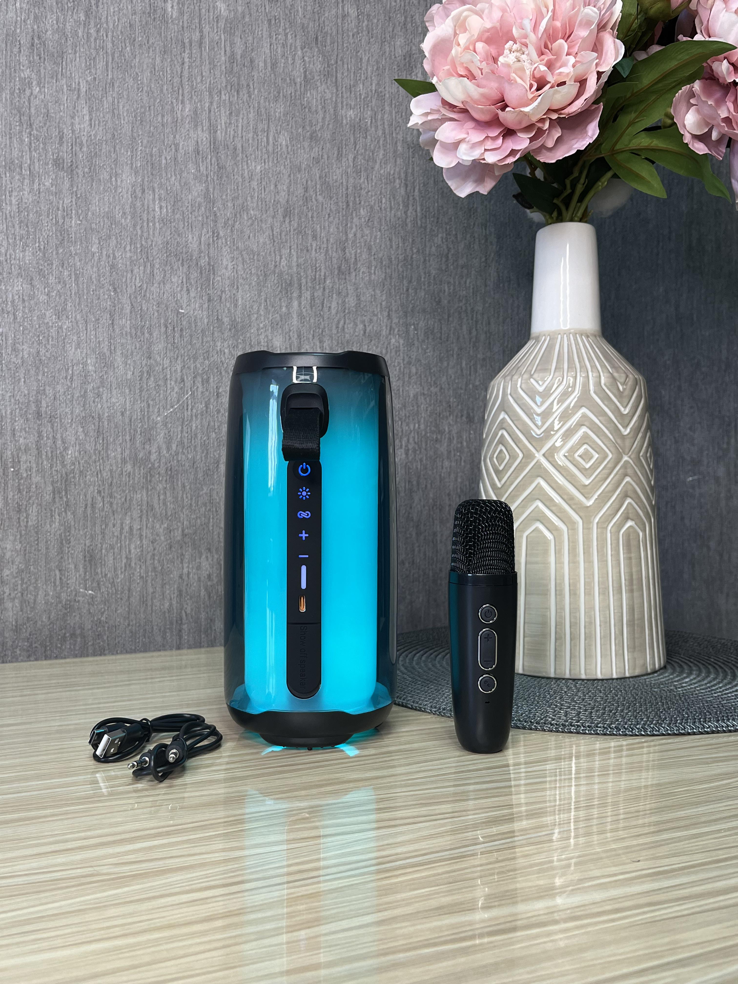 Портативная колонка Bluetooth Pulse 5 с микрофоном (260816) - фото 8
