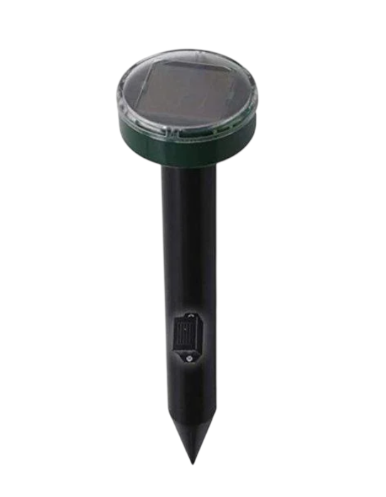 Відлякувач кротів і комах Garden Pro акумуляторний на сонячній батареї ультразвуковий та електромагнітний (907)