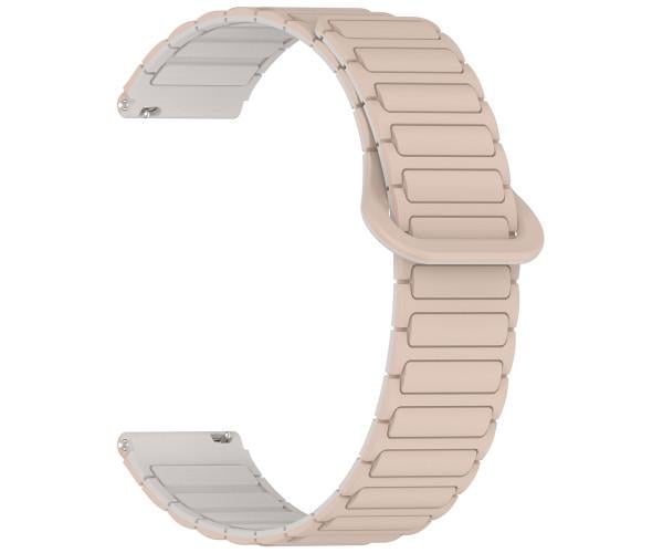 Ремешок Silicone Magnetic для смарт-часов Huawei Watch GT 6 41 мм/GT 5 41 мм 18 мм Бежевый