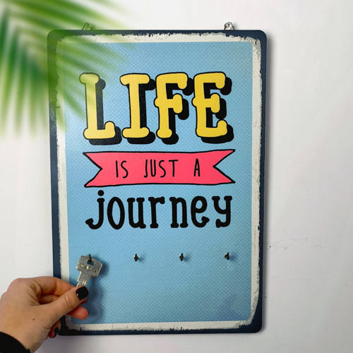 Настенная ключница Life is just a journey 25х36 см (KEDB_20F005) Настенная ключница Life is just a journey 25х36 см (KEDB_20F005)