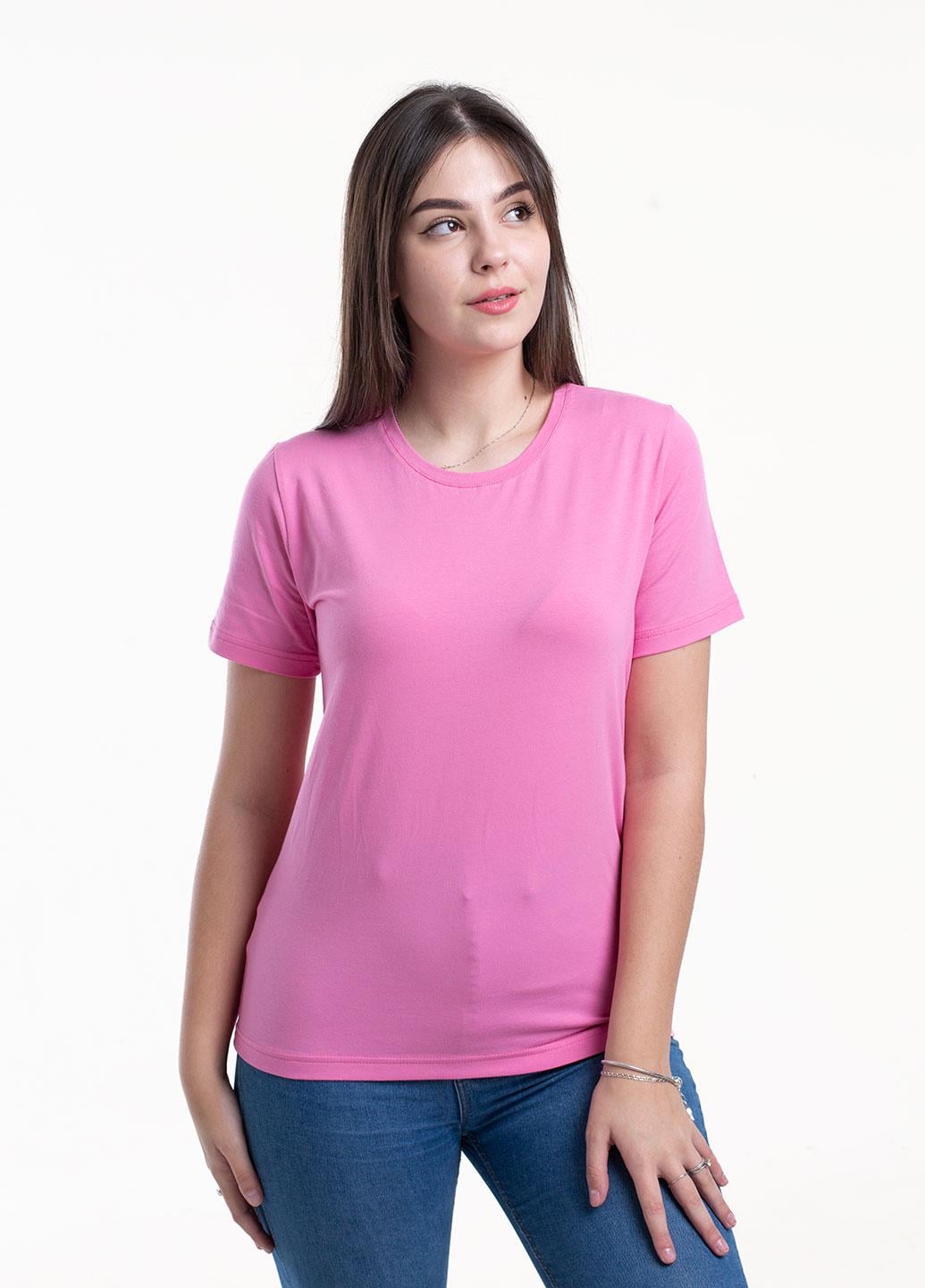 Футболка жіноча Наталюкс XL Рожевий (4123575221751)