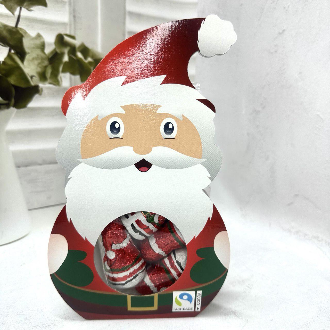 Набор подарочных Санта с шоколадными объемными фигурками Набор подарочных Санта с шоколадными объемными фигурками