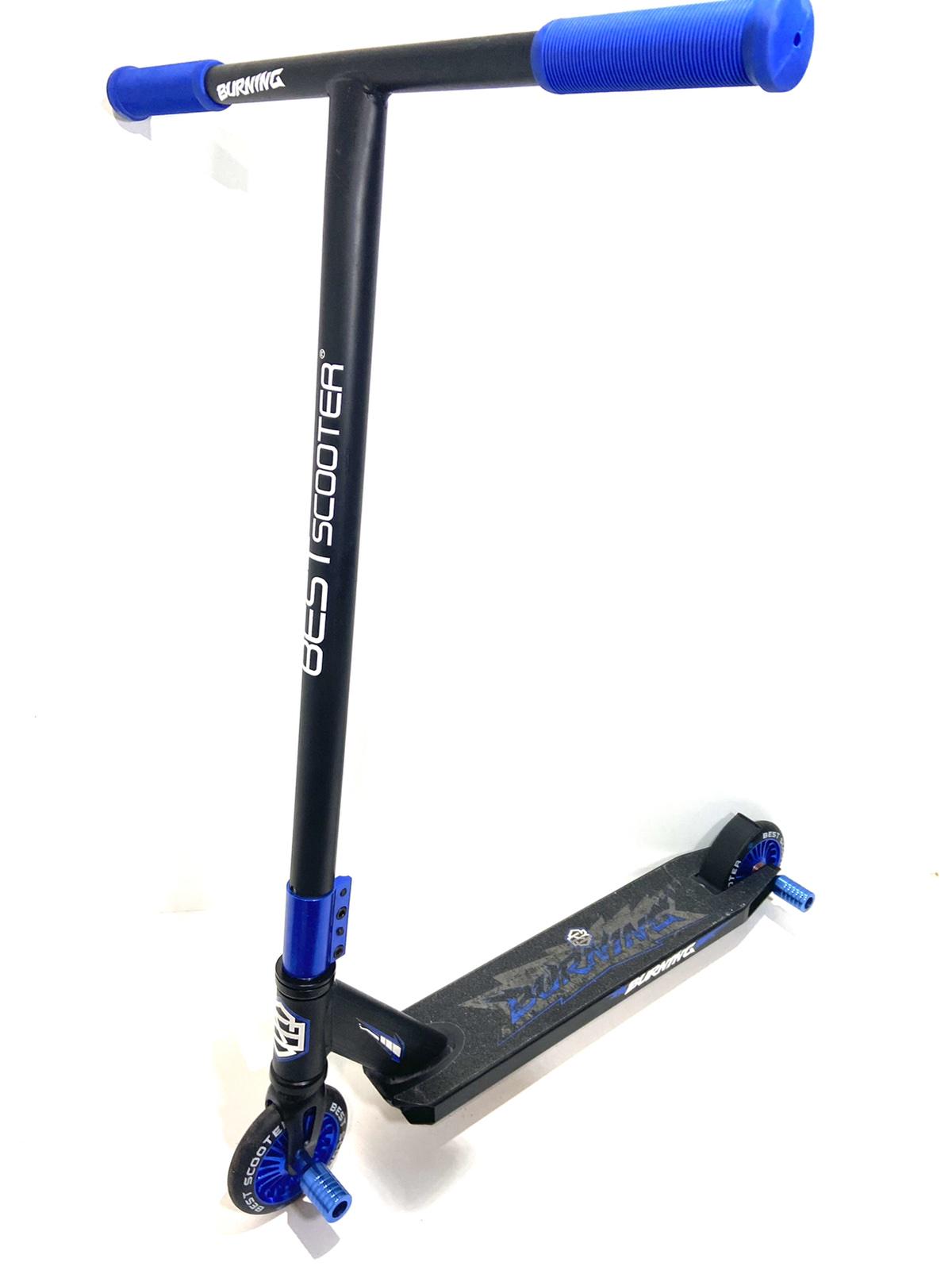 Самокат трюковой Best Scooter 14106 HIC система пеги колеса 110 мм Черный/Синий (44268757)