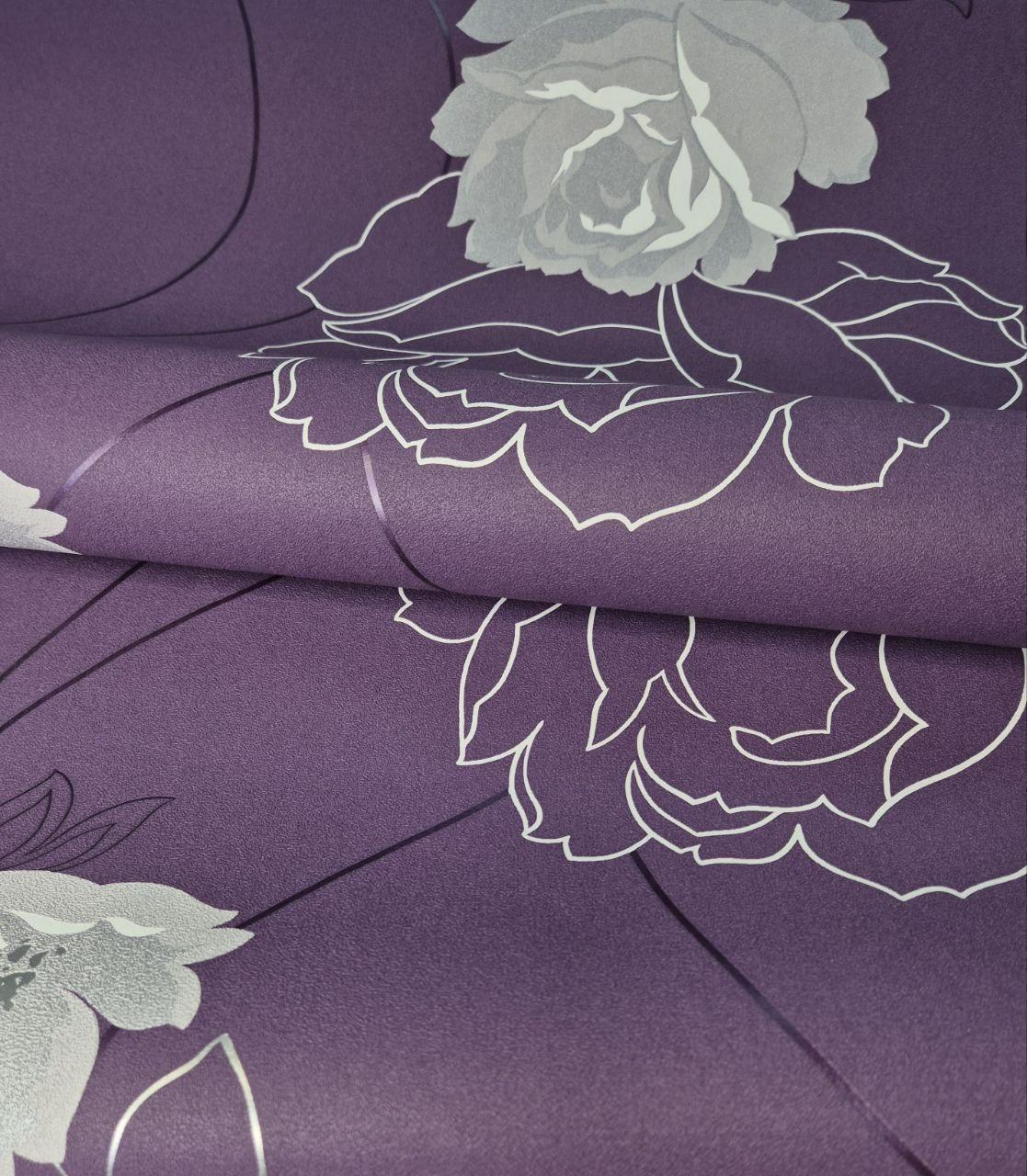 Шпалери вінілові Marburg 6465-30 з квітковим візерунком для спальні/вітальні/передпокою/дівочої кімнати 10x0,53 м Фіолетовий (2560385284) - фото 6 Шпалери вінілові Marburg 6465-30 з квітковим візерунком для спальні/вітальні/передпокою/дівочої кімнати 10x0,53 м Фіолетовий (2560385284) - фото 6