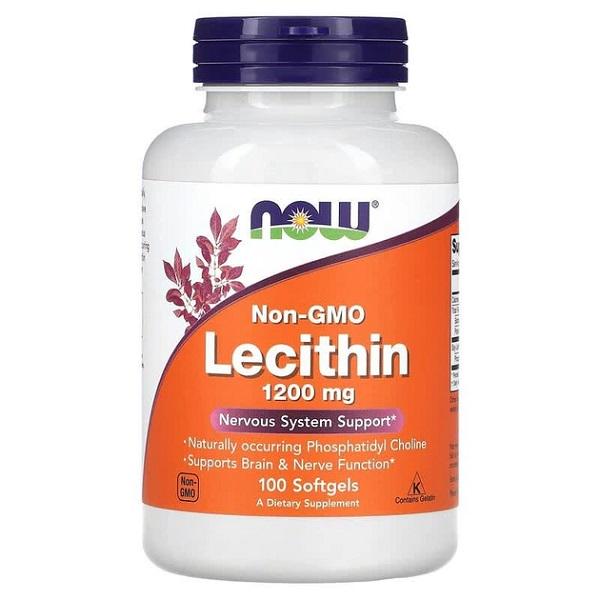 Лецитин Now Foods Lecithin 1,2 г 100 капс. (000003078)