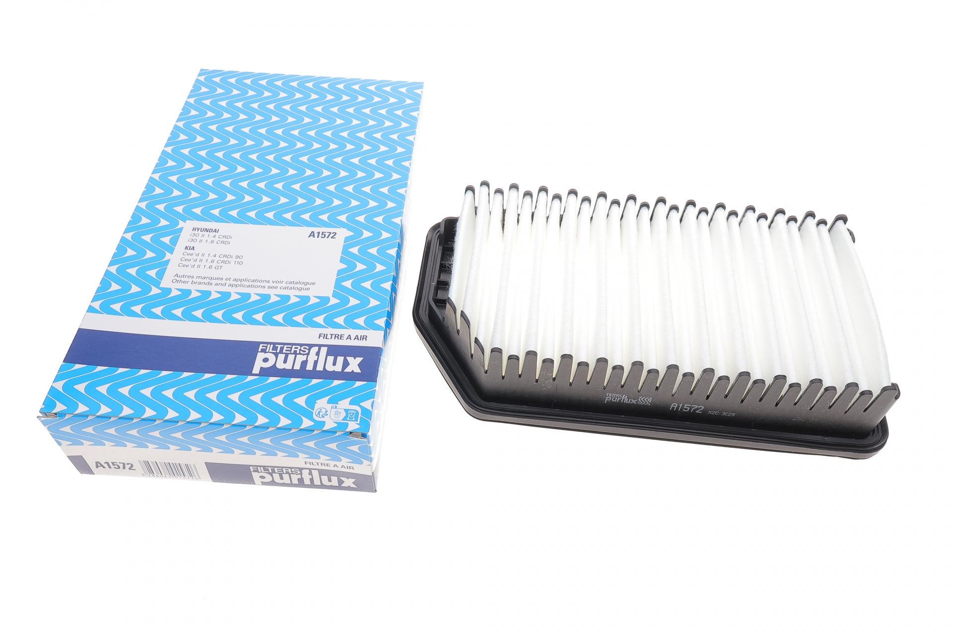 Фільтр повітряний PURFLUX для Hyundai I30/Kia Cee D 1,4/1,6CRDI 12- (A1572) Фільтр повітряний PURFLUX для Hyundai I30/Kia Cee D 1,4/1,6CRDI 12- (A1572)