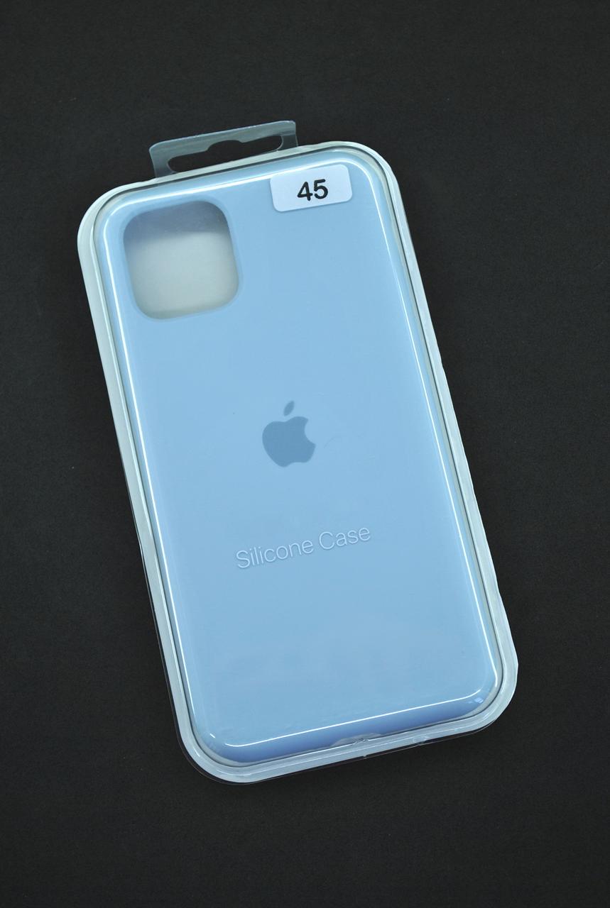 Чехол для телефона iPhone 15ProMax Silicone Case FULL №45 sky blue