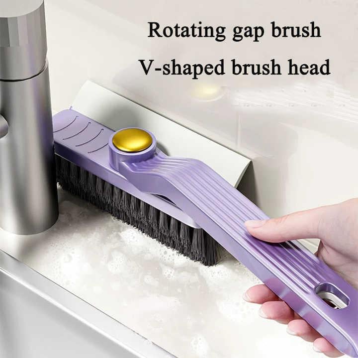 Щетка для уборки 2в1 Gap Brush многофункциональная вращающаяся Фиолетовый (GB200-090) - фото 3 Щетка для уборки 2в1 Gap Brush многофункциональная вращающаяся Фиолетовый (GB200-090) - фото 3